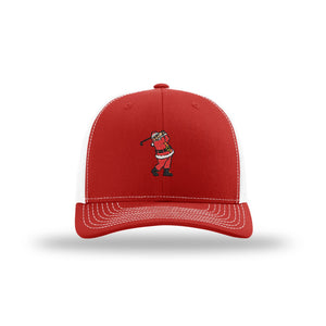 Golfing Santa Structured Trucker