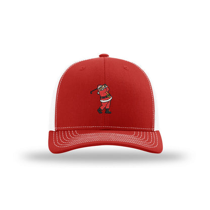 Golfing Santa Structured Trucker