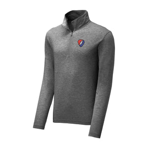 Grateful Pick Triblend Quarter Zip Pullover