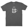 Hello Darkness Coffee T-Shirt - Charcoal Heather
