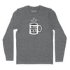 Hello Darkness Coffee Long Sleeve T-Shirt - Charcoal Heather