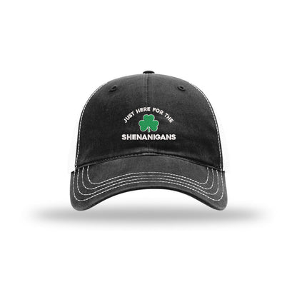 Just Here for the Shenanigans - Soft Mesh Trucker