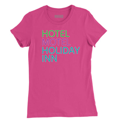 Hotel Motel Holiday Inn Womens T-Shirt (Inspired by The Sugarhill Gang)