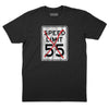 I Can't Drive 55 Sign T-Shirt - Black