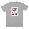 I Can't Drive 55 Sign T-Shirt - Heather Grey