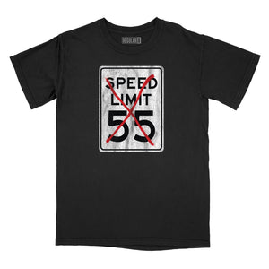 I Can't Drive 55 Sign Relaxed Fit T-Shirt