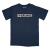 I Heart Grunge Relaxed Fit T-Shirt - As Worn By Eddie Vedder - Navy