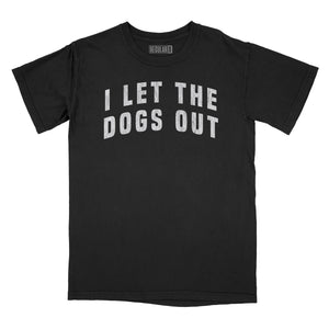 I Let the Dogs Out Vintage Arch Relaxed Fit T-Shirt
