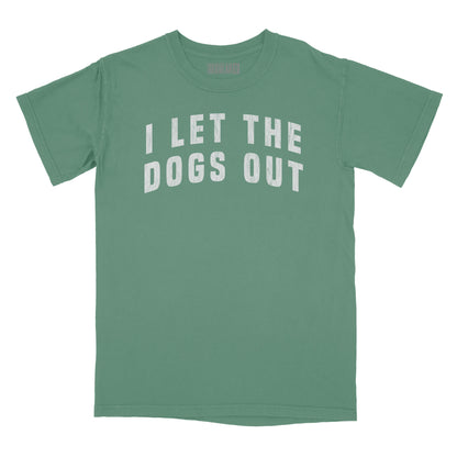 I Let the Dogs Out Vintage Arch Relaxed Fit T-Shirt