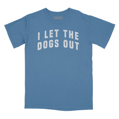 I Let the Dogs Out Vintage Arch Relaxed Fit T-Shirt