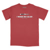 I Want My $2.00 Relaxed Fit T-Shirt - Brick