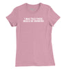 I Was Told There Would Be Drinking Womens T-Shirt - HEATHER PINK