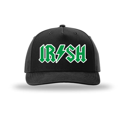 IRISH Lightning Bolt 5-Panel Structured Snapback Hat