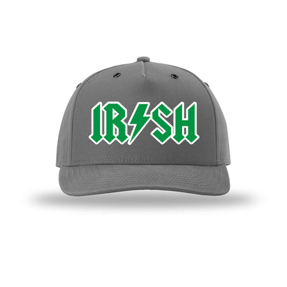 IRISH Lightning Bolt 5-Panel Structured Snapback Hat