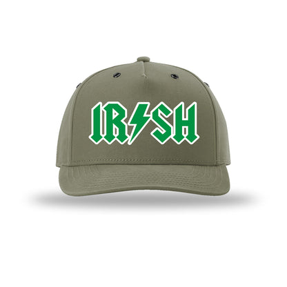 IRISH Lightning Bolt 5-Panel Structured Snapback Hat