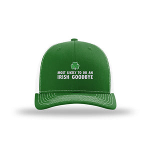 Irish Goodbye Shamrock Structured Trucker