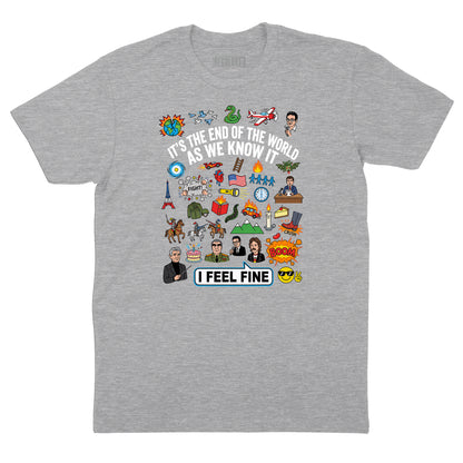 It's the End of the World as We Know It Icon T-Shirt (Inspired by R.E.M.)