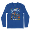 It's the End of the World as We Know It Icon Long Sleeve T-Shirt (Inspired by R.E.M.) - Royal