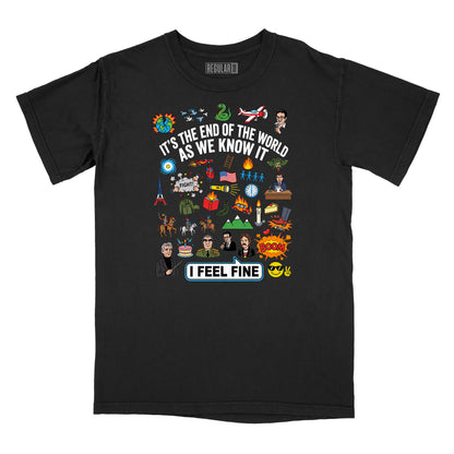 It's the End of the World as We Know It Icon Relaxed T-shirt (Inspired by R.E.M.)