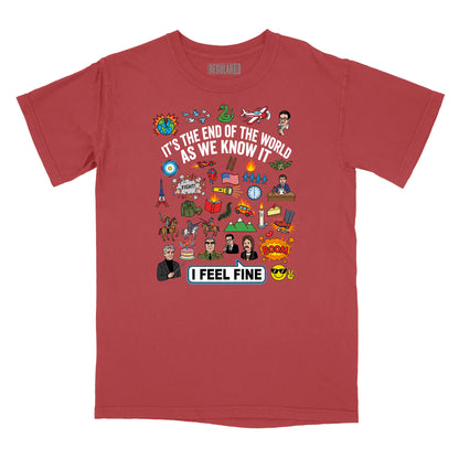 It's the End of the World as We Know It Icon Relaxed T-shirt (Inspired by R.E.M.)