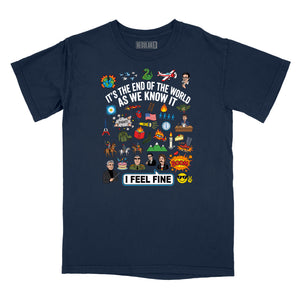 It's the End of the World as We Know It Icon Relaxed T-shirt (Inspired by R.E.M.)