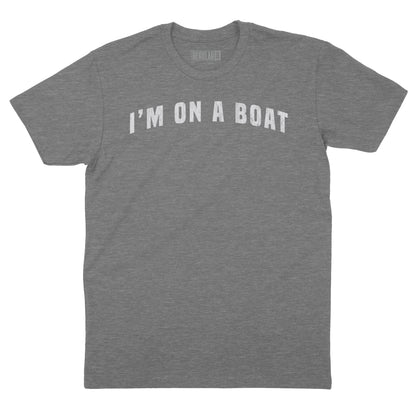 I'm on a Boat Vintage Arch T-Shirt