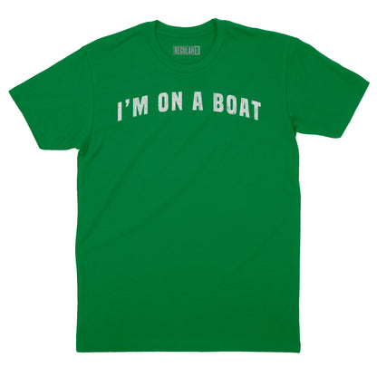 I'm on a Boat Vintage Arch T-Shirt