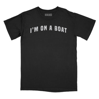 I'm on a Boat Vintage Arch Relaxed Fit T-Shirt