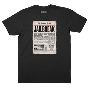 Jailbreak Newspaper Article T-Shirt (Inspired by AC/DC)
