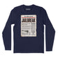 Jailbreak Newspaper Article Long Sleeve T-Shirt