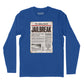 Jailbreak Newspaper Article Long Sleeve T-Shirt