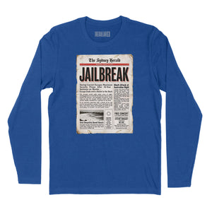 Jailbreak Newspaper Article Long Sleeve T-Shirt