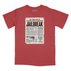Jailbreak Newspaper Article Relaxed T-Shirt (Inspired by AC/DC) - BRICK
