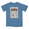 Jailbreak Newspaper Article Relaxed T-Shirt (Inspired by AC/DC) - SLATE