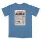 Jailbreak Newspaper Article Relaxed T-Shirt (Inspired by AC/DC)