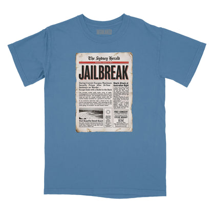 Jailbreak Newspaper Article Relaxed T-Shirt (Inspired by AC/DC)