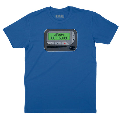 Jenny 867-5309 Beeper T-Shirt