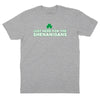 Just Here for the Shenanigans Shamrock T-Shirt - Heather Grey
