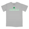 Just Here for the Shenanigans Shamrock Relaxed Fit T-Shirt - Silver