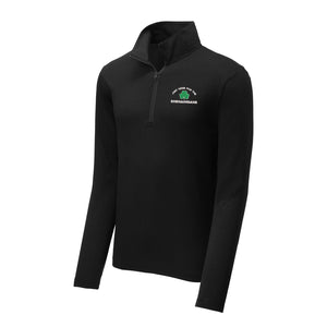 Just Here for the Shenanigans Triblend Quarter Zip Pullover