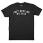 Just Resting My Eyes Vintage Arch T-Shirt