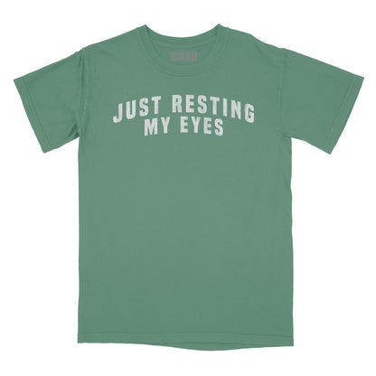 Just Resting My Eyes Vintage Arch Relaxed Fit T-Shirt