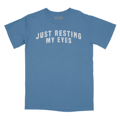 Just Resting My Eyes Vintage Arch Relaxed Fit T-Shirt