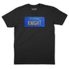 Knight Rider Licence Plate T-Shirt - Black
