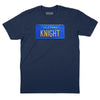 Knight Rider Licence Plate T-Shirt - Navy