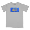 Knight Rider Licence Plate Relaxed Fit T-Shirt - Silver