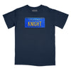 Knight Rider Licence Plate Relaxed Fit T-Shirt - Navy