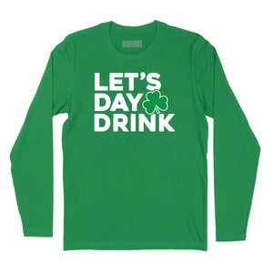 Let's Day Drink Shamrock Long Sleeve T-Shirt