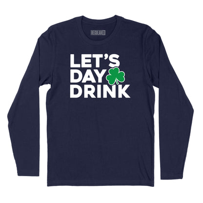 Let's Day Drink Shamrock Long Sleeve T-Shirt