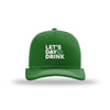Let's Day Drink Structured Trucker - GREEN